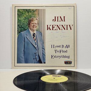 I Lost It All To Find Everything by Jim Kenniv SIGNED Album LP RARE DISCONTINUED